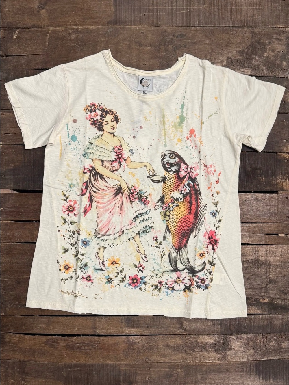 JADED GYPSY Moon Dance Tee Whimsical Waltz NWT